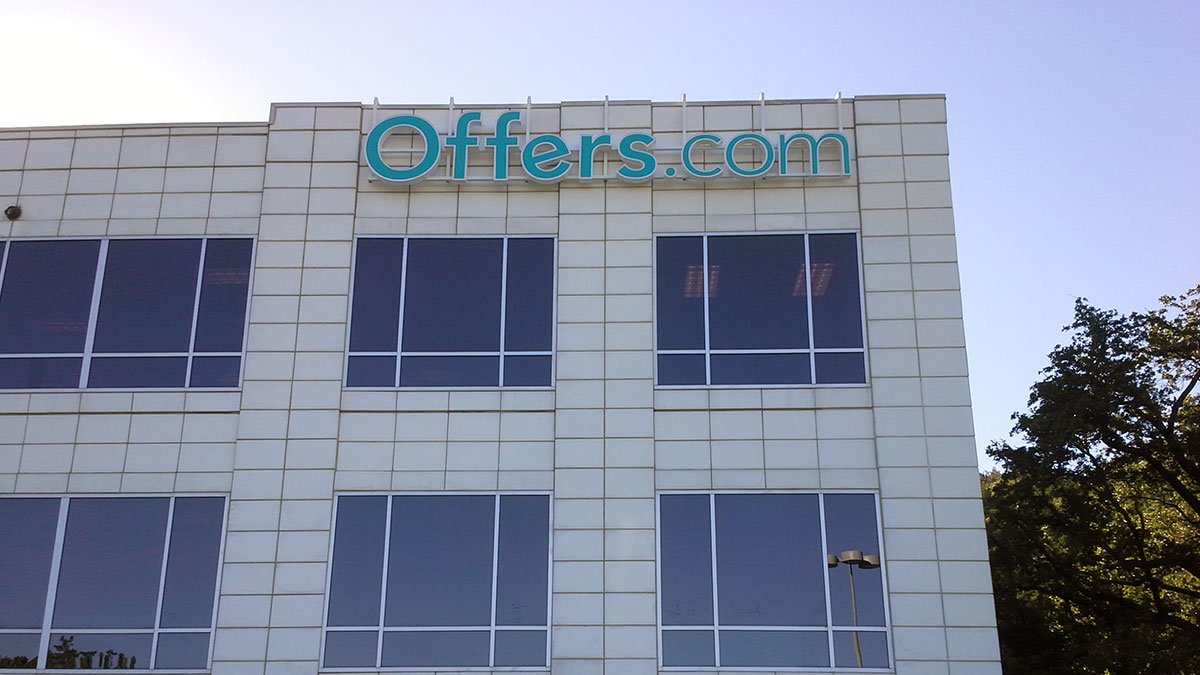 Offers.com Sign Built And Installed By Texas Custom Signs