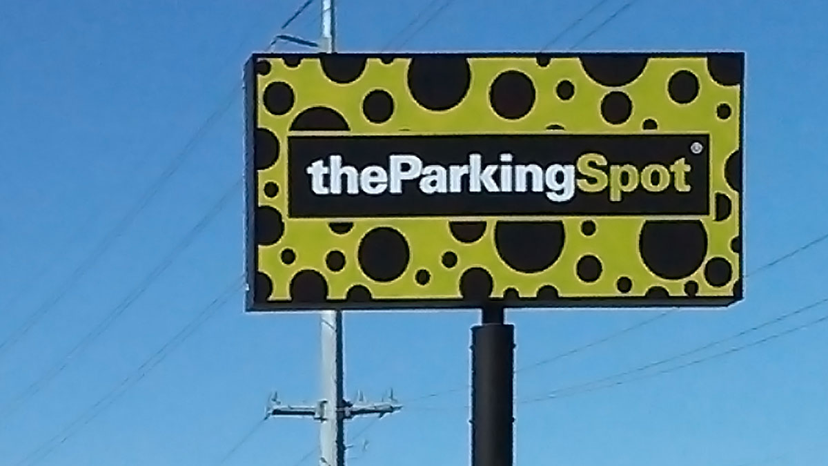 The Parking Spot Signs Built And Installed By Texas Custom Signs