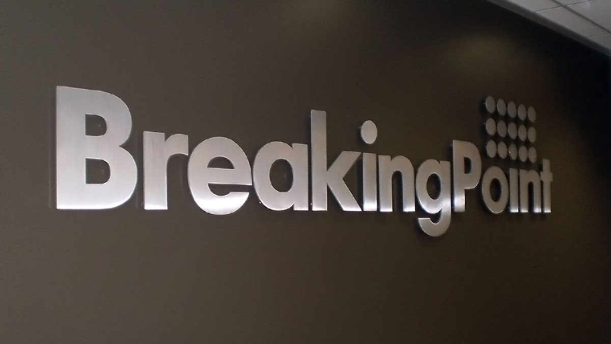 Breakingpoint Sign Built And Installed By Texas Custom Signs