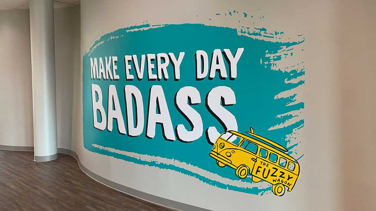 Fuzzy's Taco Shop Office Wall Graphic