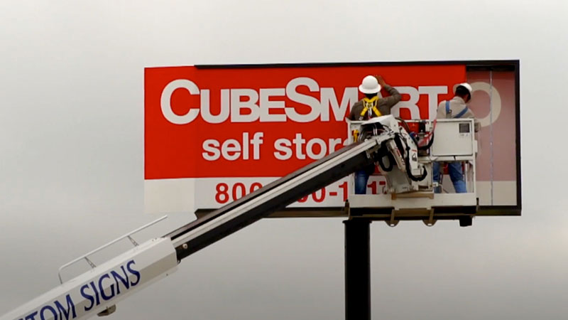 Tcs Video Cubesmart Sign